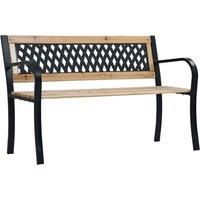 Garden Bench Outdoor Bench Seat Patio Park Balcony Bench Chair Wood vidaXL