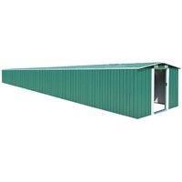 Vidaxl Garden Shed 257X990X181 Cm Galvanised Steel - Green