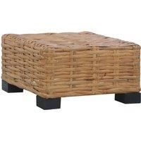 Coffee Table Natural Rattan Indoor Sofa Table Side Table Rattan Table vidaXL