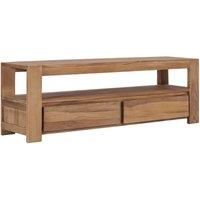 vidaXL TV Cabinet 120x30x40 cm Solid Teak Wood