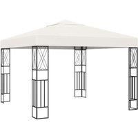 vidaXL Gazebo 3x3 m Cream Fabric