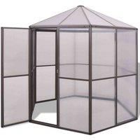 vidaXL Greenhouse Aluminium 240x211x232 cm