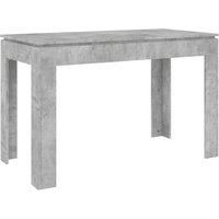 vidaXL Dining Table Concrete Grey 120x60x76 cm Engineered Wood