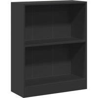 vidaXL Bookshelf Black 60x24x76 cm Engineered Wood