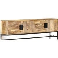 vidaXL TV Cabinet 140x30x50 cm Solid Mango Wood