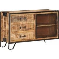 Buffet 100x31x60 cm raw solid mango wood