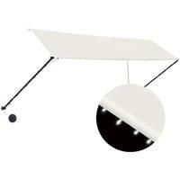 Vidaxl Retractable Awning With LED 350X150 cm Cream