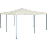 Vidaxl Folding Gazebo 5x5 M Cream