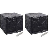 IBC Container Cover 8 Eyelets Garden Outdoor Bucket Protection Cover vidaXL