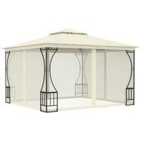 Vidaxl Gazebo With Nets 300x300x265cm Cream