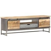 vidaXL TV Cabinet 120x30x40 cm Solid Mango Wood