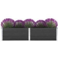 vidaXL Garden Raised Bed 250x50x54cm WPC Grey
