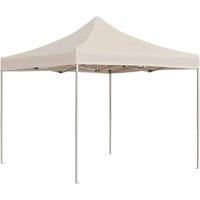 vidaXL Professional Folding Party Tent Aluminium 2x2 m Cream