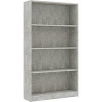 Bookshelf Standing Shelf Storage Rack Book Cabinet Engineered Wood vidaXL