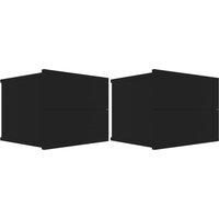 Bedside Cabinet Nightstand Bed Side Table Bed Cabinet Engineered Wood vidaXL