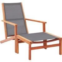 Garden Chair Outdoor Chair Seat Balcony Chair Solid Eucalyptus Wood vidaXL