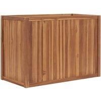 vidaXL Raised Bed 100x50x70 cm Solid Teak Wood