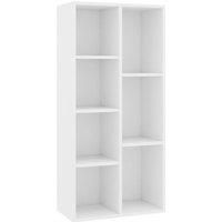 Book Cabinet Highboard Book Rack Stand Engineered Wood Multi Colours vidaXL