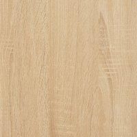 vidaXL Engineered Wood Storage Cabinet- Sonoma Oak, 6 Compartments, Ideal for Home and Office, Easy Assembly- 60x29.5x90 cm