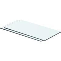 Vidaxl Shelves 2 Pcs Panel Glass Clear 40X15 Cm