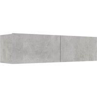 vidaXL Tv Cabinet Concrete Grey 120x30x30 cm Engineered Wood