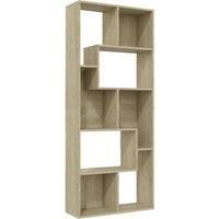 Book Cabinet Bookshelf Bookcase Storage Rack Book Stand Engineered Wood vidaXL