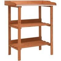 Vidaxl Plant Stand 76X37X89 cm Firwood