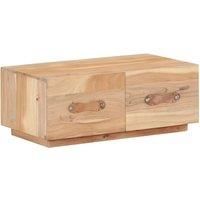 vidaXL Coffee Table 90x50x35 cm Solid Reclaimed Wood