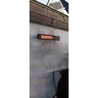 Sunred Heater Fortuna Ultra Wall Black 1500 Watt, Black