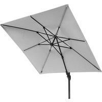Platinum Challenger T2 Glow 3m Square Parasol (base not included) - Light Grey