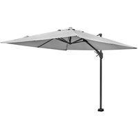 Platinum Voyager T2 2.7m Square Parasol (base not included)  Light Grey