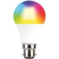 TCP Classic WiFi Smart Bulb CCT + RGB B22 16 million colours Warm whites 2700K