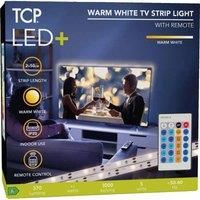TCP Tape Light TV Warm White USB Plastic - wilko