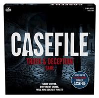 Goliath Games Casefile: Truth & Deception - Same Victim. Different Crime. Will You Solve It First£ | True Crime Board Game for 3-4 Players| Ages 12+, Black