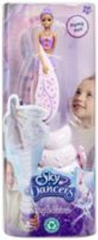 Sky Dancers: Purple Licious | Pull the Cord and Watch as She Makes a Dazzling Dance Through Mid-Air! | Flying Doll Toy | No Batteries Required | Gift For Ages 5+