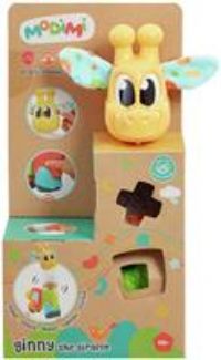 Modimi: Ginny the Giraffe | 7-Piece Sensory, Modular Playset for Enhancing Toddler/'s Cognitive and Motor Skills | For Ages 10 Months+