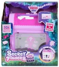 Secret Findees Magic Mailbox - Pink | Discover Your Secret Findee Doll | Includes 10+ Surprises | Turns Into A Mini Playset With Lights And Sounds | For Girls Ages 4 Plus