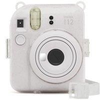 instax mini 12 CLEAR camera case with shoulder strap
