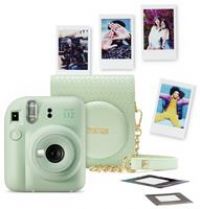instax Mini 12 Instant Camera Bundle - Mint Green
