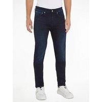 Calvin Klein Jeans Men/'s Skinny J30J323695 Pants, Denim (Denim Dark), 38W / 32L