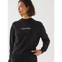 Calvin Klein Hero Logo Sweatshirt - Black