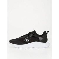 Calvin Klein Jeans Eva Runner Low Lace-Up Trainer - Black/White