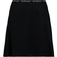Calvin Klein Jeans  LOGO ELASTIC SKIRT  women's Skirt in Black