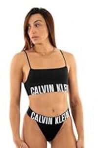 Calvin Klein Women/'s Plunge Push Up 000QF7623E Bras, Black (Black), 30C