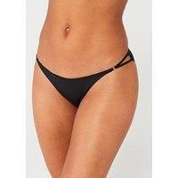 Calvin Klein Women/'s Bikini 000QF7325E Coordinate Brief, Black (Black), L