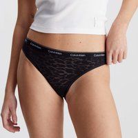 Calvin Klein Women/'s 3 Pack Bikini (Low-Rise) 000QD5069E Panties, Black (Black/Black/Black), L