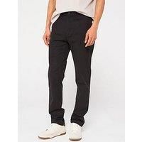Calvin Klein Modern Twill Slim Chino Trousers - Black
