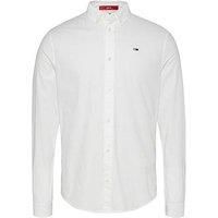 Tommy Jeans Men's TJM Slim Stretch Oxford Shirt T, White, XXL