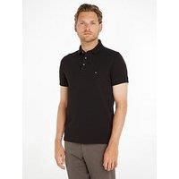Tommy Hilfiger Men 1985 Slim Short-Sleeve Polo Shirt, Black (Black), L