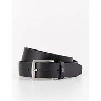 Tommy Hilfiger new denton 3.5cm leather belt in black